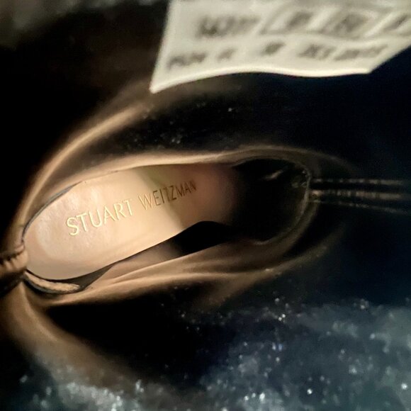 Stuart Weitzman Black Leather Boots – Size 5 (Worn Once!) - Picture 5 of 5